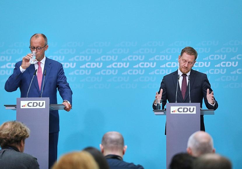 Kretschmer hält CDU-interne Kritik an Merz für normalen Diskurs