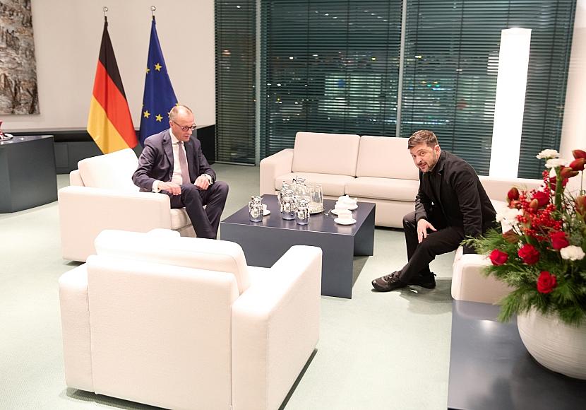 Merz trifft in München Selenskyj, Rubio und Newsom