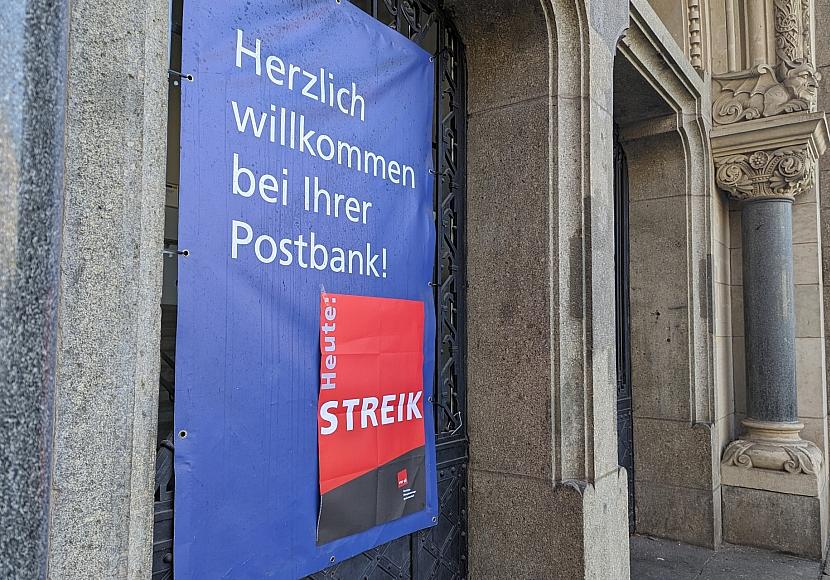 Verdi ruft zu Warnstreiks bei Postbank auf