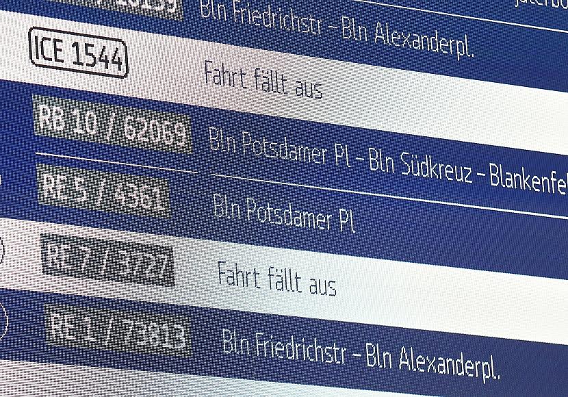 Bahn-Pünktlichkeit im Juni auf historischem Tief