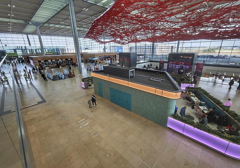 Terminal 1 am Flughafen BER wegen 